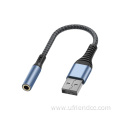 Usb Headphone Adapter Usb To Computer Sound Card